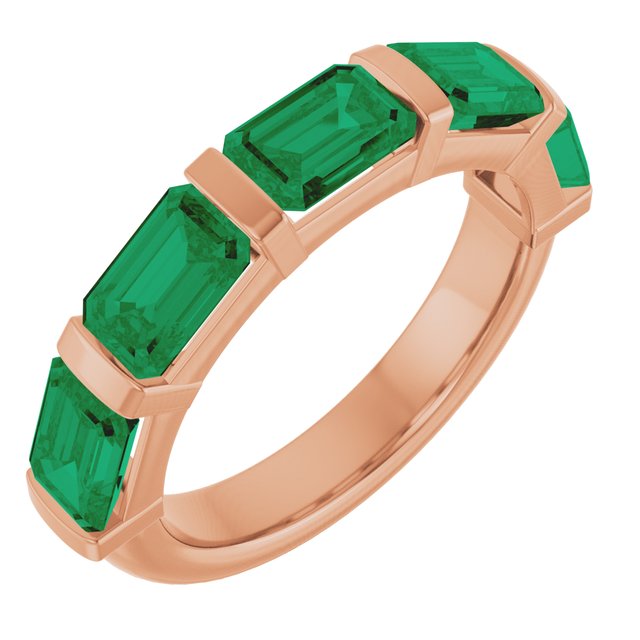 Natural Green Emerald | Emerald | 6 x 4mm | Lab-Grown Green Emerald | Emerald | 6 x 4mm