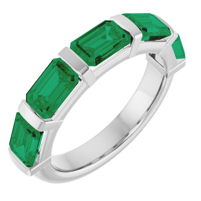 Natural Green Emerald | Emerald | 6 x 4mm | Lab-Grown Green Emerald | Emerald | 6 x 4mm