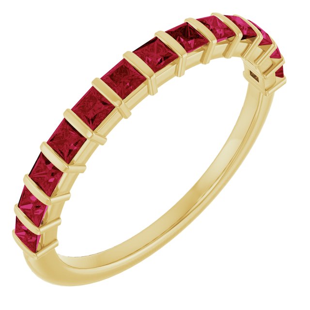Natural Red Ruby | Square | 2 x 2mm | Lab-Grown Red Ruby | Square | 2 x 2mm