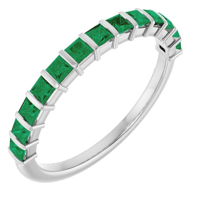 Natural Green Emerald | Square | 2 x 2mm | Lab-Grown Green Emerald | Square | 2 x 2mm