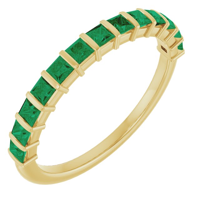 Natural Green Emerald | Square | 2 x 2mm | Lab-Grown Green Emerald | Square | 2 x 2mm
