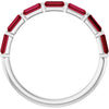 Natural Red Ruby | Straight baguette | 4 x 2mm | Lab-Grown Red Ruby | Straight baguette | 4 x 2mm