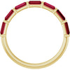Natural Red Ruby | Straight baguette | 4 x 2mm | Lab-Grown Red Ruby | Straight baguette | 4 x 2mm