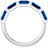 Natural Blue Sapphire | Emerald | 5 x 3mm | Lab-Grown Blue Sapphire | Emerald | 5 x 3mm
