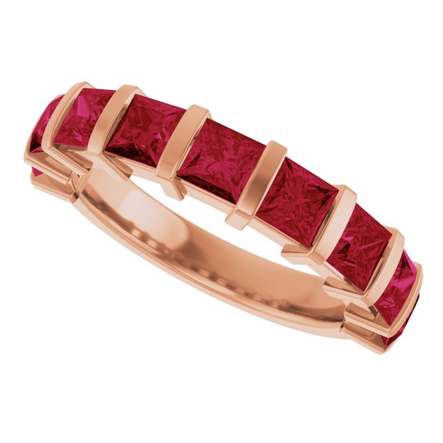 Natural Red Ruby | Square | 3.5 x 3.5mm | Lab-Grown Red Ruby | Square | 3.5 x 3.5mm