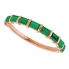 Natural Green Emerald | Straight baguette | 3 x 2mm | Lab-Grown Green Emerald | Straight baguette | 3 x 2mm