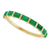 Natural Green Emerald | Straight baguette | 3 x 2mm | Lab-Grown Green Emerald | Straight baguette | 3 x 2mm