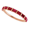 Natural Red Ruby | Straight baguette | 3 x 2mm | Lab-Grown Red Ruby | Straight baguette | 3 x 2mm