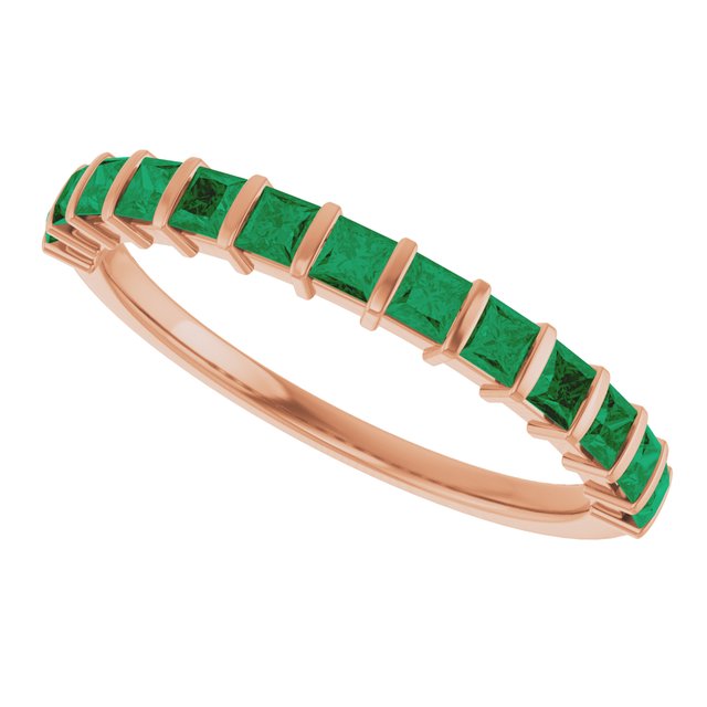 Natural Green Emerald | Square | 2 x 2mm | Lab-Grown Green Emerald | Square | 2 x 2mm