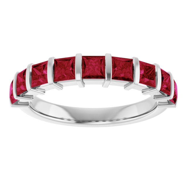 Natural Red Ruby | Square | 3 x 3mm | Lab-Grown Red Ruby | Square | 3 x 3mm