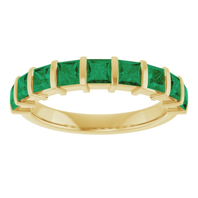 Natural Green Emerald | Square | 3 x 3mm | Lab-Grown Green Emerald | Square | 3 x 3mm