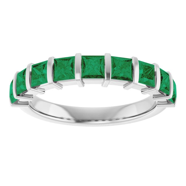 Natural Green Emerald | Square | 3 x 3mm | Lab-Grown Green Emerald | Square | 3 x 3mm