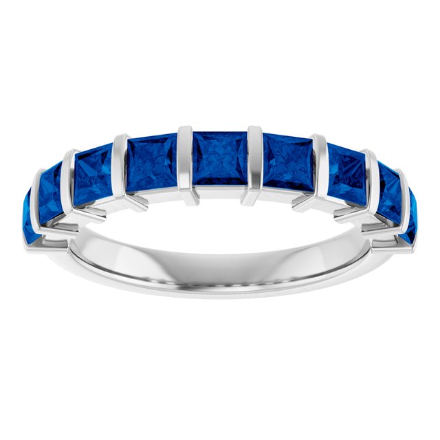 Natural Blue Sapphire | Square | 3 x 3mm | Lab-Grown Blue Sapphire | Square | 3 x 3mm