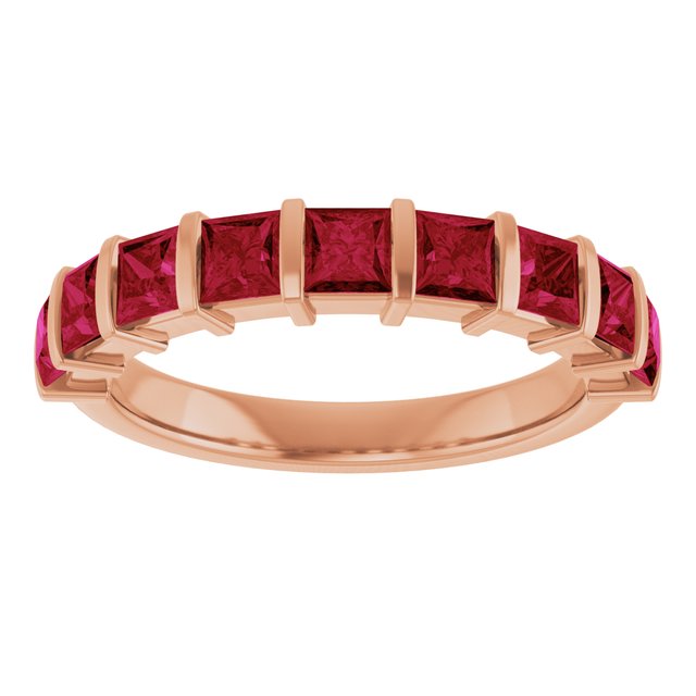 Natural Red Ruby | Square | 3 x 3mm | Lab-Grown Red Ruby | Square | 3 x 3mm