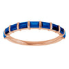 Natural Blue Sapphire | Straight baguette | 3 x 2mm | Lab-Grown Blue Sapphire | Straight baguette | 3 x 2mm