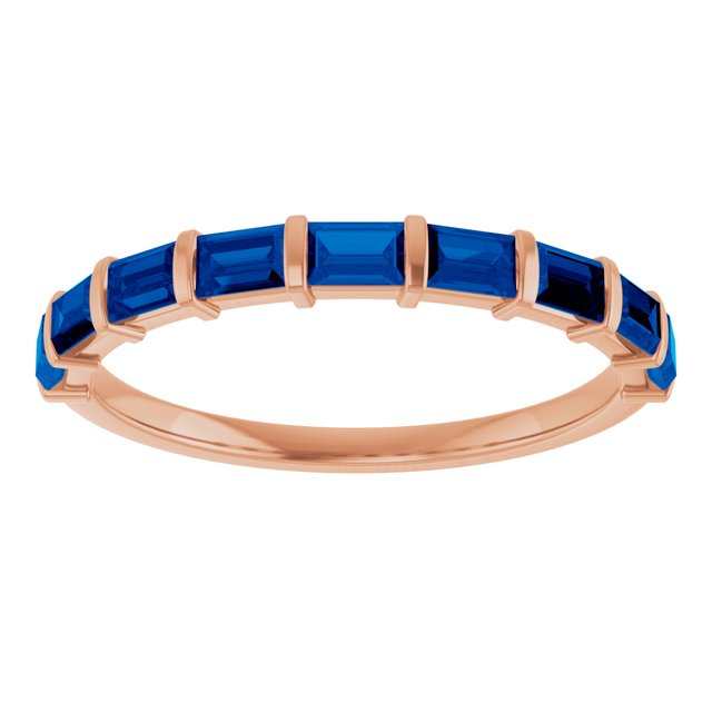 Natural Blue Sapphire | Straight baguette | 3 x 2mm | Lab-Grown Blue Sapphire | Straight baguette | 3 x 2mm