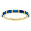 Natural Blue Sapphire | Straight baguette | 4 x 2mm | Lab-Grown Blue Sapphire | Straight baguette | 4 x 2mm