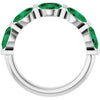 Natural Green Emerald | Oval | 6 x 4mm | Lab-Grown Green Emerald | Oval | 6 x 4mm