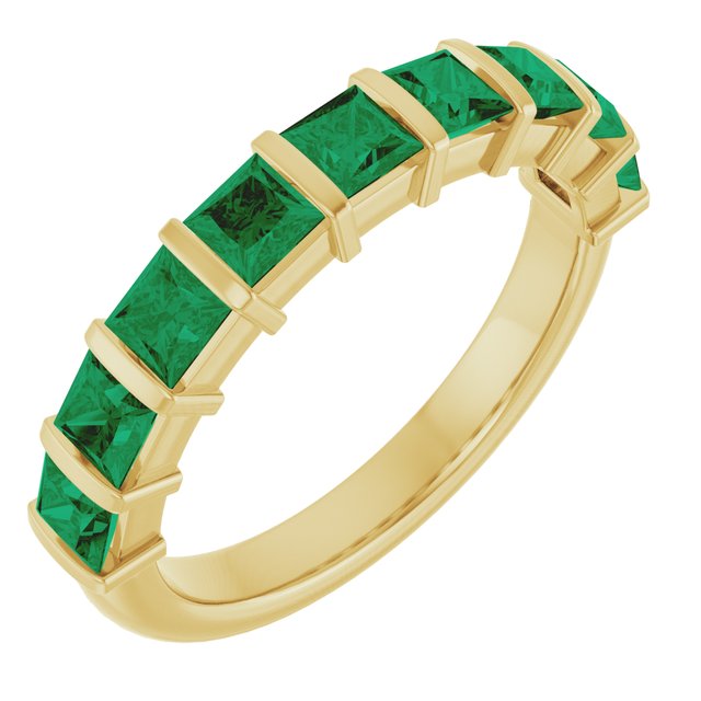 Natural Green Emerald | Square | 3 x 3mm | Lab-Grown Green Emerald | Square | 3 x 3mm