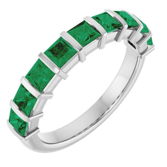Natural Green Emerald | Square | 3 x 3mm | Lab-Grown Green Emerald | Square | 3 x 3mm
