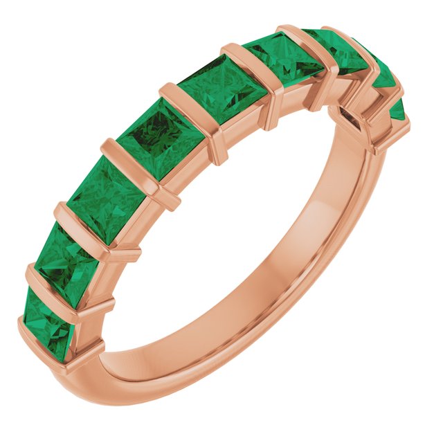 Natural Green Emerald | Square | 3 x 3mm | Lab-Grown Green Emerald | Square | 3 x 3mm