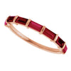 Natural Red Ruby | Straight baguette | 4 x 2mm | Lab-Grown Red Ruby | Straight baguette | 4 x 2mm