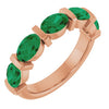 Lab-Grown Green Emerald | Oval | 6 x 4mm | Natural Green Emerald | Oval | 6 x 4mm