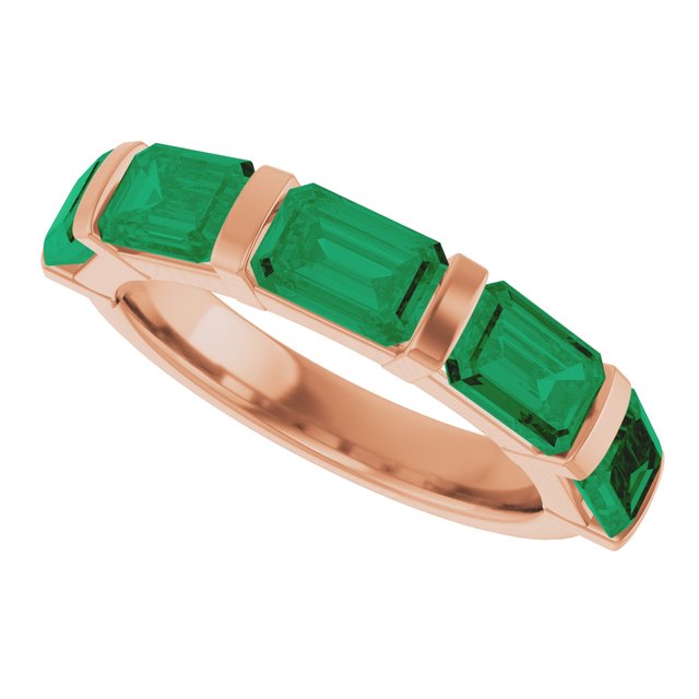 Natural Green Emerald | Emerald | 6 x 4mm | Lab-Grown Green Emerald | Emerald | 6 x 4mm