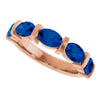 Lab-Grown Blue Sapphire | Oval | 6 x 4mm | Natural Blue Sapphire | Oval | 6 x 4mm