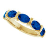Natural Blue Sapphire | Oval | 6 x 4mm | Lab-Grown Blue Sapphire | Oval | 6 x 4mm