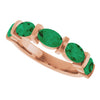 Lab-Grown Green Emerald | Oval | 6 x 4mm | Natural Green Emerald | Oval | 6 x 4mm