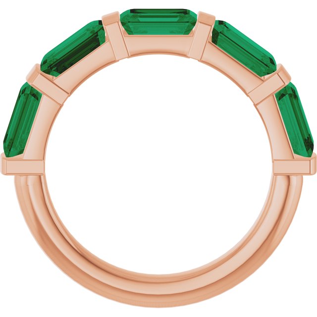 Natural Green Emerald | Emerald | 6 x 4mm | Lab-Grown Green Emerald | Emerald | 6 x 4mm