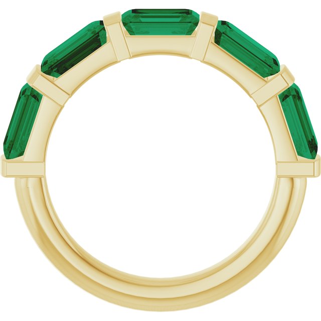 Natural Green Emerald | Emerald | 6 x 4mm | Lab-Grown Green Emerald | Emerald | 6 x 4mm