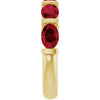Lab-Grown Red Ruby | Oval | 6 x 4mm | Natural Red Ruby | Oval | 6 x 4mm