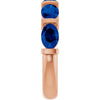 Lab-Grown Blue Sapphire | Oval | 6 x 4mm | Natural Blue Sapphire | Oval | 6 x 4mm