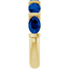 Natural Blue Sapphire | Oval | 6 x 4mm | Lab-Grown Blue Sapphire | Oval | 6 x 4mm