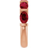 Lab-Grown Red Ruby | Oval | 6 x 4mm | Natural Red Ruby | Oval | 6 x 4mm