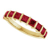 Natural Red Ruby | Square | 3 x 3mm | Lab-Grown Red Ruby | Square | 3 x 3mm