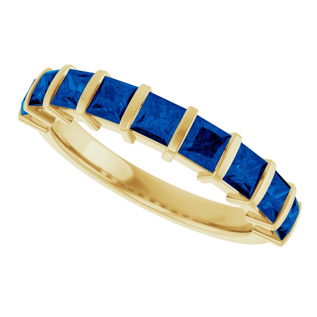 Natural Blue Sapphire | Square | 3 x 3mm | Lab-Grown Blue Sapphire | Square | 3 x 3mm