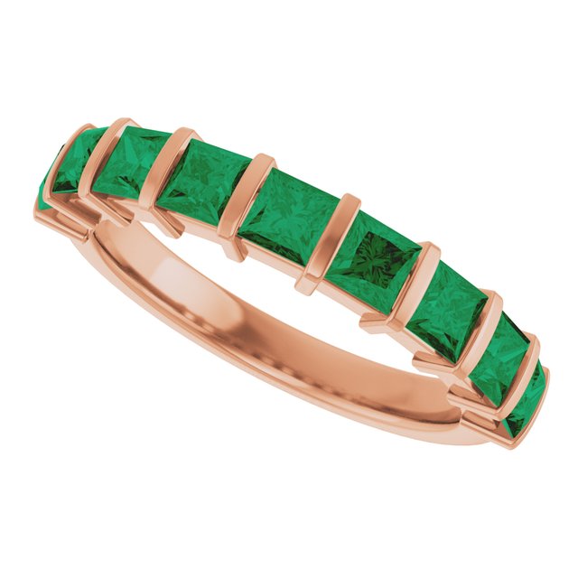 Natural Green Emerald | Square | 3 x 3mm | Lab-Grown Green Emerald | Square | 3 x 3mm