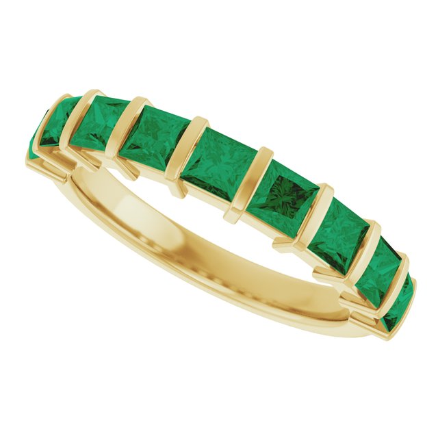 Natural Green Emerald | Square | 3 x 3mm | Lab-Grown Green Emerald | Square | 3 x 3mm