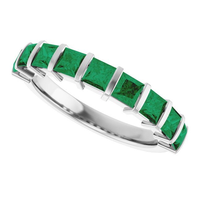 Natural Green Emerald | Square | 3 x 3mm | Lab-Grown Green Emerald | Square | 3 x 3mm