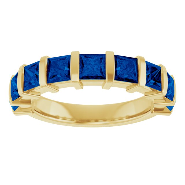 Natural Blue Sapphire | Square | 3.5 x 3.5mm | Lab-Grown Blue Sapphire | Square | 3.5 x 3.5mm