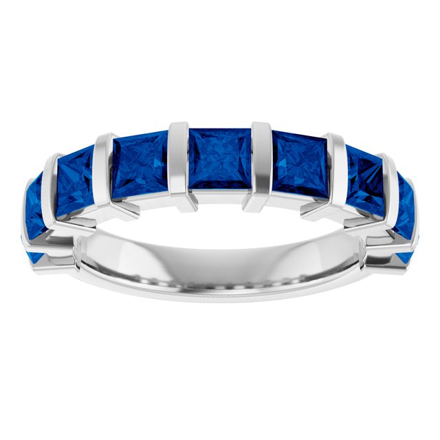Natural Blue Sapphire | Square | 3.5 x 3.5mm | Lab-Grown Blue Sapphire | Square | 3.5 x 3.5mm