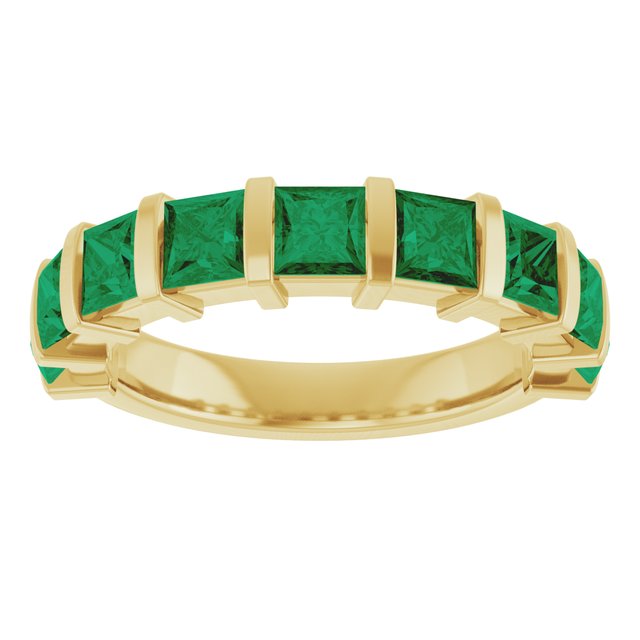 Natural Green Emerald | Square | 3.5 x 3.5mm | Lab-Grown Green Emerald | Square | 3.5 x 3.5mm