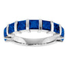 Natural Blue Sapphire | Square | 3.5 x 3.5mm | Lab-Grown Blue Sapphire | Square | 3.5 x 3.5mm
