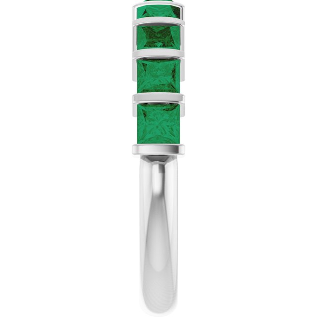 Natural Green Emerald | Square | 3 x 3mm | Lab-Grown Green Emerald | Square | 3 x 3mm
