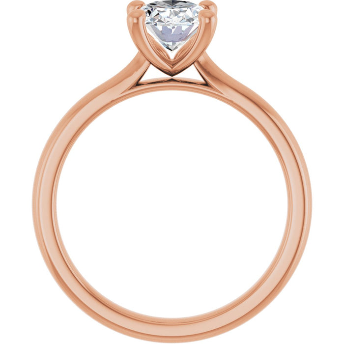 14K Rose | Oval