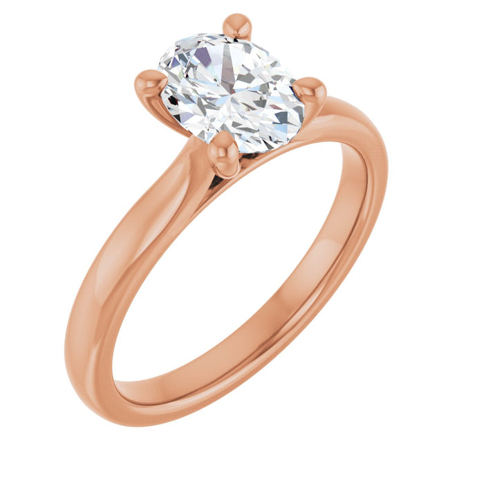 14K Rose | Oval