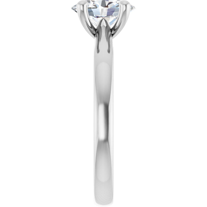 14K White | Oval